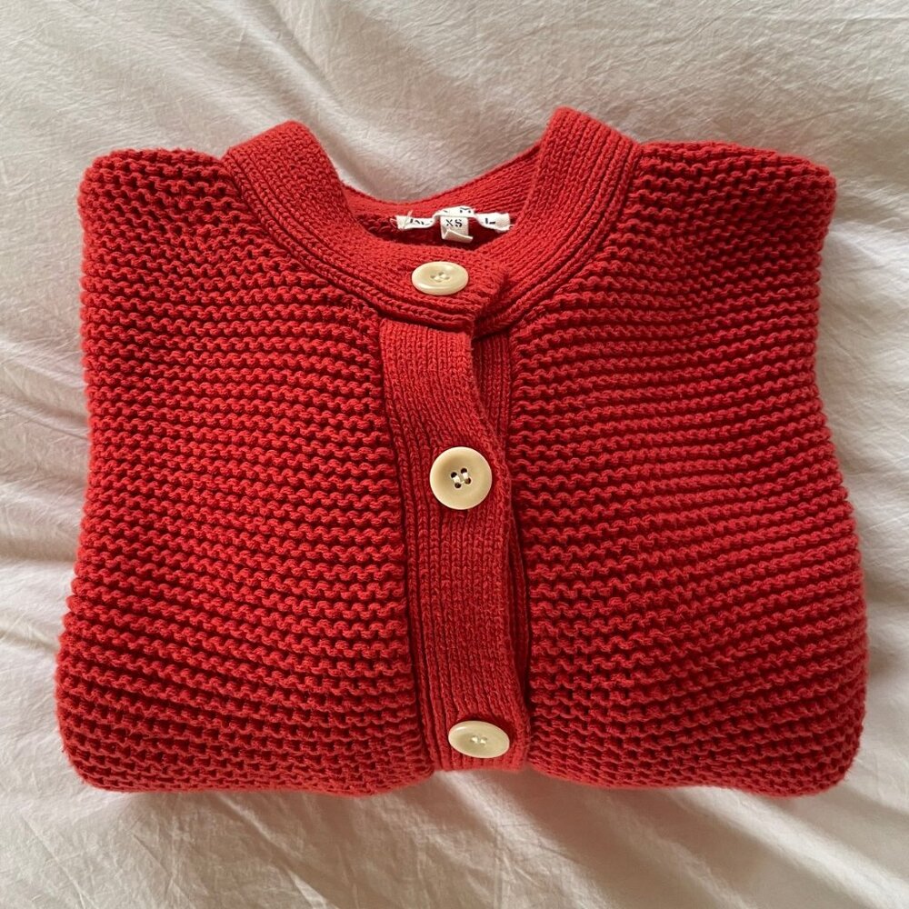 Alex Mill Nico Crewneck Cotton Cardigan (XS)
